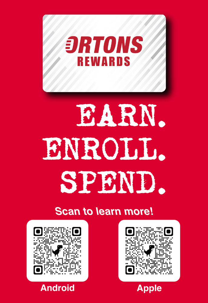 Orton Rewards App Codes